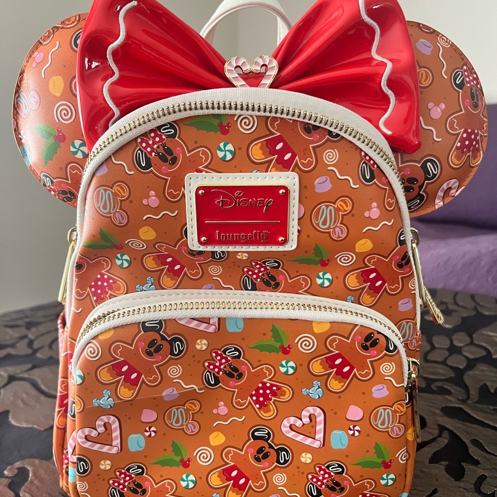Loungefly Disney Gingerbread and Candy Mini Backpack